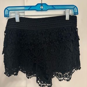 Black Stretch Shorts